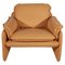 Fauteuils Ds-61 en Cuir Camel attribués à de Sede, 1970s, Set de 2 2