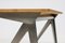 Compass Direction Desk Limited Raw Steel and Natural Oak by Jean Prouvé for Vitra, 2023 5