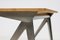 Compass Direction Desk Limited Raw Steel and Natural Oak by Jean Prouvé for Vitra, 2023, Image 5