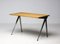 Compass Direction Desk Limited Raw Steel and Natural Oak by Jean Prouvé for Vitra, 2023 3