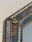 Rectangular Mirror with Multi-Faceted Mirrors and Brass Garlands 5