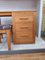 Vintage Dressing Table in Oak with Mirror & Stool, Set of 3, Image 11