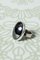 Anello in argento ed ematite di Niels Erik From, anni '60, Immagine 2