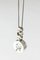 Silver and Rock Crystal Pendant by Elis Kauppi, 1960s, Image 1