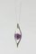 Silver and Amethyst Pendant by Elis Kauppi, 1960s 3