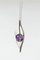 Silver and Amethyst Pendant by Elis Kauppi, 1960s 1