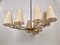 Mid-Century Nine-Arm Oval Chandelier in Brass by Rupert Nikoll, Austria, 1955 2