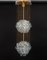 Delicate Gilt Brass Crystal Chandelier by Palwa, 1970s 9