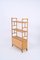 Mid-Century Modern Italian Rattan and Bamboo Bookcase with Doors, 1970s, Image 13