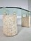 Natural Mactan Stone Dining Table with Glass Top, 1980s 3