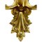 Large 5-Light Wall Lamp in Bronze with Crystal Decoration, 1910, Image 4