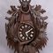 Large Antique Black Forest Carved Cuckoo Clock, 1890s 4