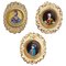 Paintings of People in Rococo Costumes, 1950s, Set of 3, Image 1