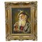 J. Gruber, Retrato de un hombre folclórico bávaro con copa de vino, óleo sobre madera, enmarcado, Imagen 1