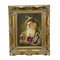 J. Gruber, Portrait of a Bavarian Folksy Man with Wine Glass, Huile sur Bois, Encadré 2