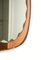 Mid-Century Oval Wall Mirror from Cristal Arte, Italy, 1960s 9