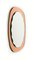 Mid-Century Oval Wall Mirror from Cristal Arte, Italy, 1960s 2