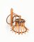 Mid-Century Rattan & Bamboo Sconce in the style of Louis Sognot, Italy, 1960s, Image 5