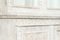 Antikes Englisches Glasierte Bücherregal Vitrine aus Geschnitzter Gebleichter Eiche, 1890 4