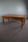 Mesa de comedor rubia vintage de madera, Imagen 1