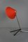 Vintage Table Lamp with Red Shade from Hala Zeist 3