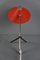 Vintage Table Lamp with Red Shade from Hala Zeist 7