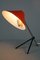 Vintage Table Lamp with Red Shade from Hala Zeist 2