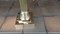 Edwardianische korinthische Säulen-Tischlampe aus Messing 2