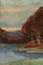 Artista di scuola francese, Paesaggio autunnale, Dipinto ad olio su tela, Inizio XX secolo, Immagine 4
