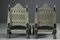 Vintage Eastern Metal Clad Pidha Chairs, Set of 2 7