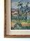 Trees by the Valley, 1950s, Oil on Board, Framed, Image 7