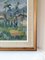 Trees by the Valley, 1950s, Oil on Board, Framed 8