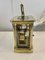 Horloge Carrosse Victorienne Antique en Laiton, 1880 5