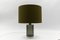 Mid-Century Modern Chrome and Glass Table Lamp, 1960s, Image 1