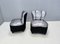 Vintage Lounge Chairs with Holographic Fabric Upholstery, Italy, 1950s, Set of 2 1