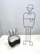 Vintage Sessel mit Holographischem Bezug aus Stoff, Italien, 1950er, 2er Set 3