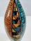 Vaso vintage in ceramica laccata multicolore con motivi geometrici, Italia, anni '50, Immagine 9