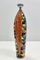Vintage Multicolored Lacquered Ceramic Vase with Geometric Patterns, Italy, 1950s 4