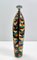 Vintage Multicolored Lacquered Ceramic Vase with Geometric Patterns, Italy, 1950s 6