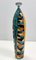 Vintage Multicolored Lacquered Ceramic Vase with Geometric Patterns, Italy, 1950s 3