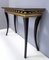 Rectangular Ebonized Beech Console with Crystal Top by Roberto Ventura, Italy, 2000s, Image 7