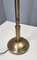 Vintage Brass and Black Varnished Aluminum Floor Lamp, Italy, 1950s 12