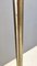 Vintage Brass and Black Varnished Aluminum Floor Lamp, Italy, 1950s 11