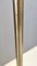 Vintage Brass and Black Varnished Aluminum Floor Lamp, Italy, 1950s, Image 11