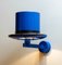 Blue Surreal Top Hat Model V298 Wall Light by Hans Agne Jakobsson for Hans-Agne Jakobsson Ab Markaryd, 1960s 2