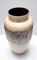 Postmodern Handmade Beige and Black Glazed Ceramic Vase, Germany, 1970s, Image 4