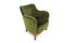 Scandinavian Velvet Chair, Sweden, 1950s 6