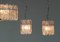 Crystal Pendant with Bar Lights by Carl Fagerlund from Orrefors, 1960s, Set of 3 8