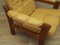 Danish Yellow Leather Armchair, 1960s, Image 14