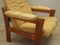 Danish Yellow Leather Armchair, 1960s, Image 15